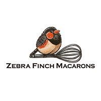 Zebra Finch Macarons
